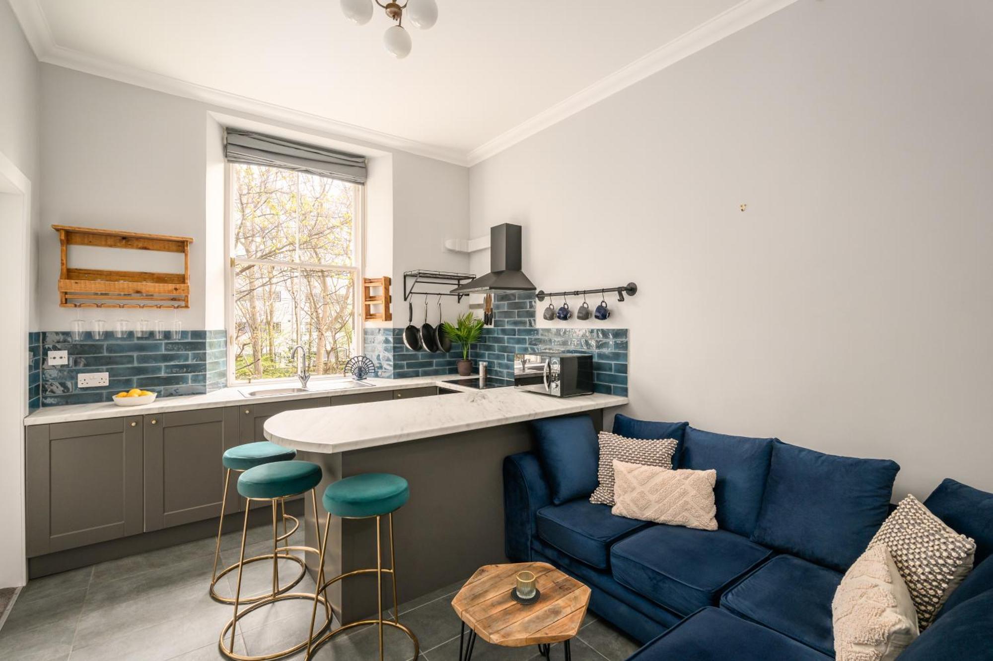에든버러 Vibrant Leith Flat 아파트 외부 사진